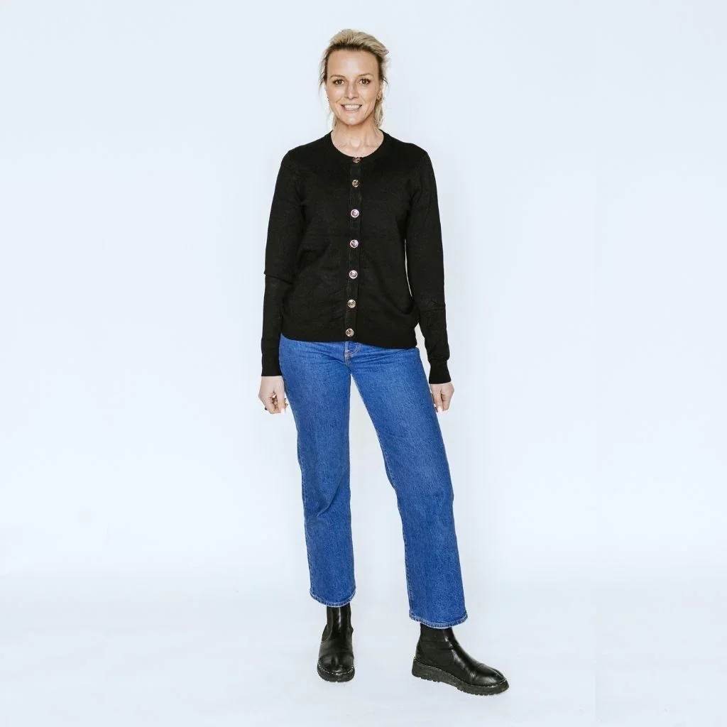 Ainslee  Women's Cardigan - Black - Image 3