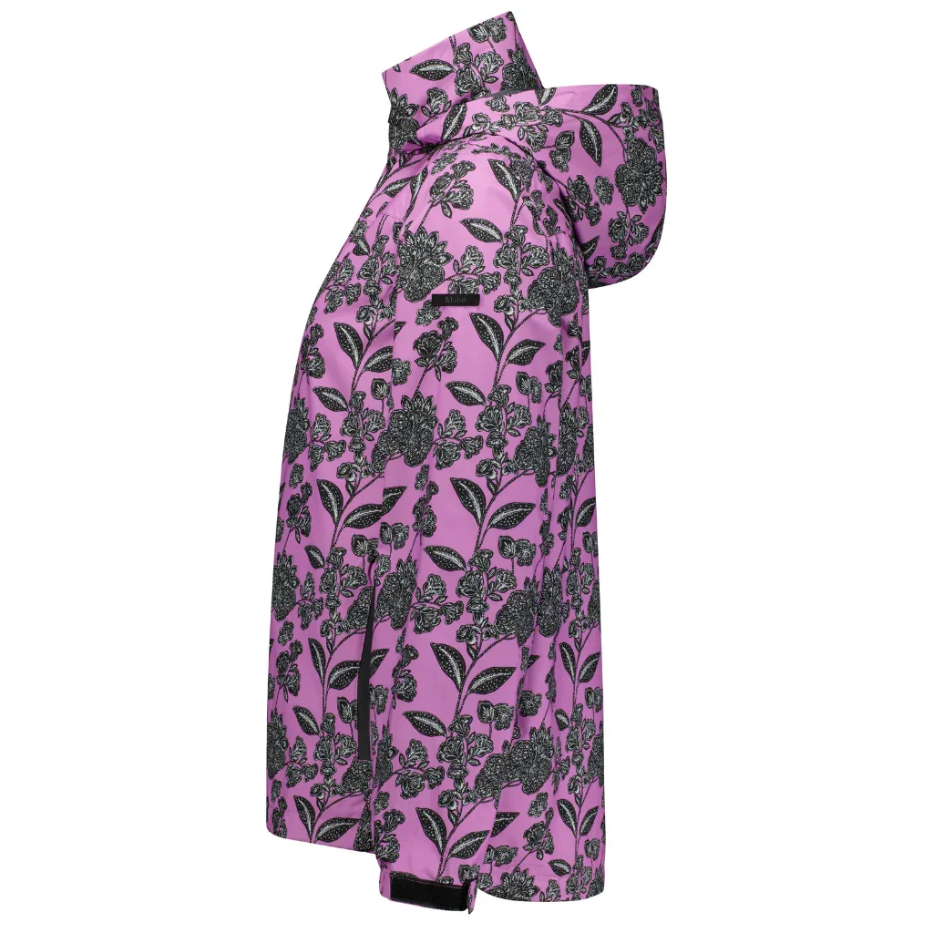 Alex Women's Waterproof Rain Jacket - Flora Print - Image 3