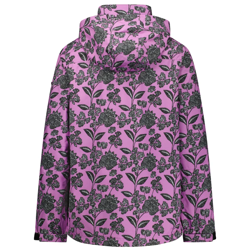 Alex Women's Waterproof Rain Jacket - Flora Print - Image 4