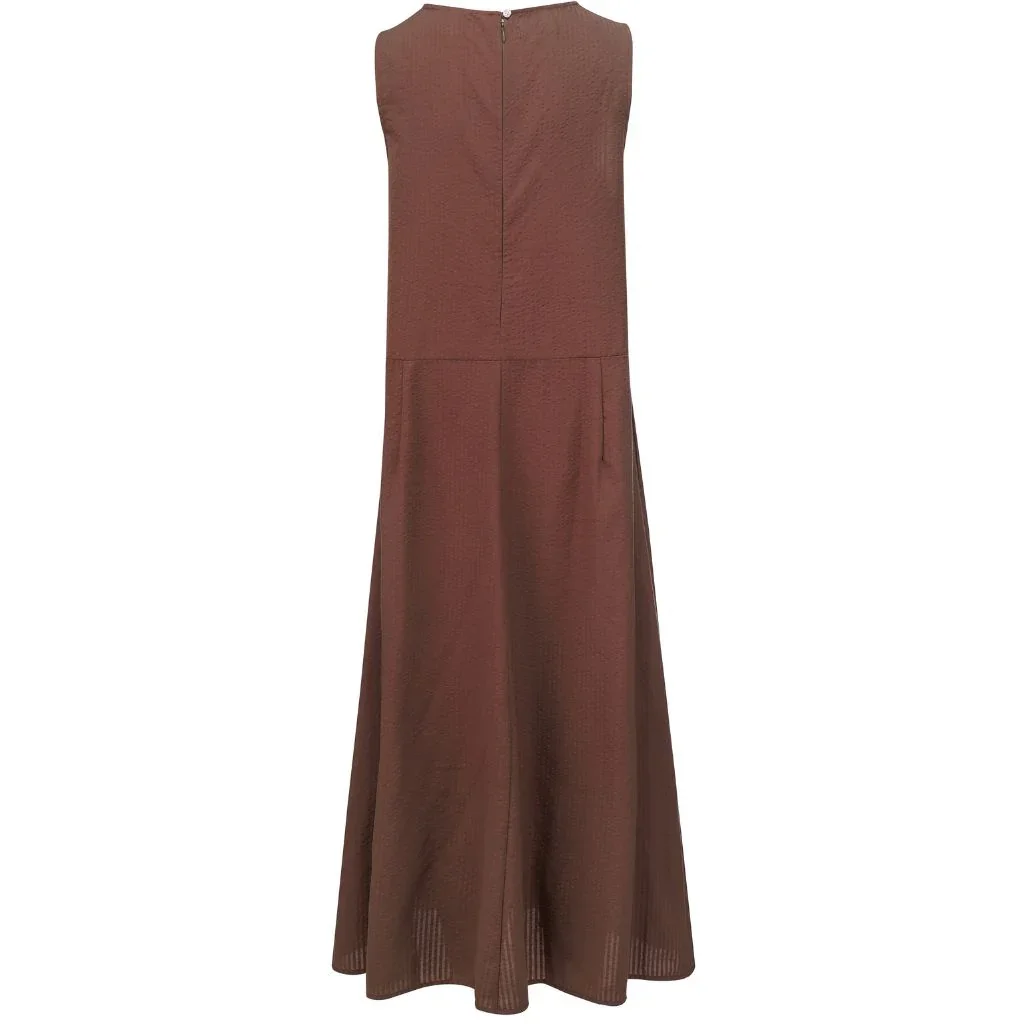Anna Women's Drop Waist Dress |  Cocoa - Image 5