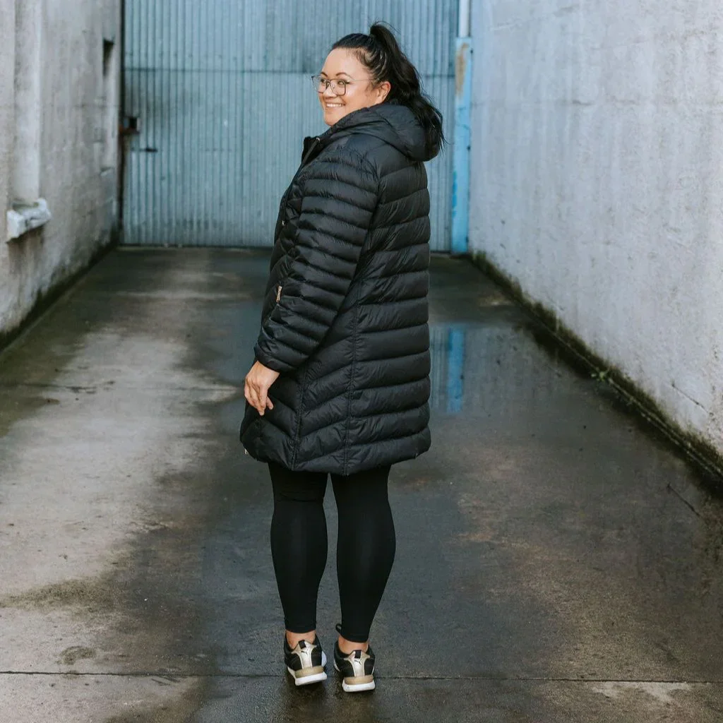 Arnie Women's 90/10 Reversible Down Coat - Black/Empire - Image 8