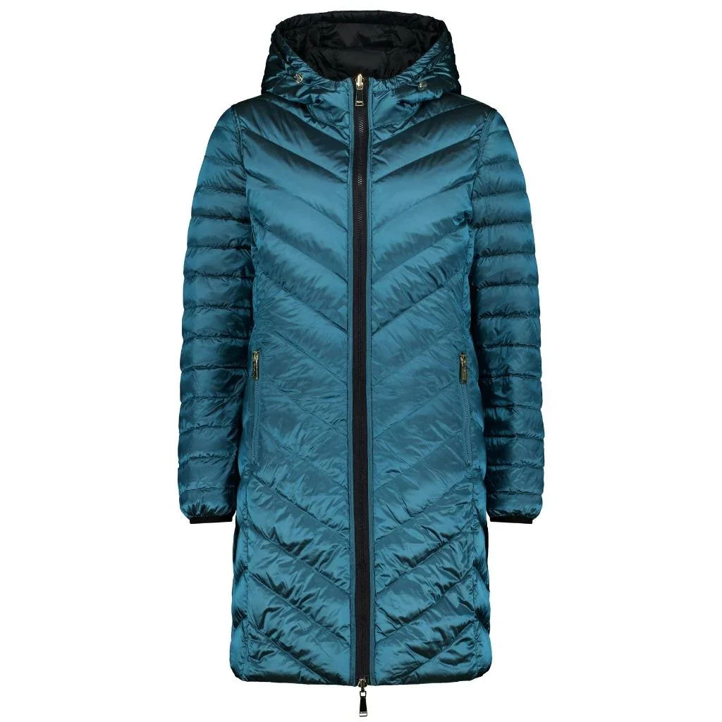 Arnie Women's 90/10 Reversible Down Coat - Black/Empire - Image 9