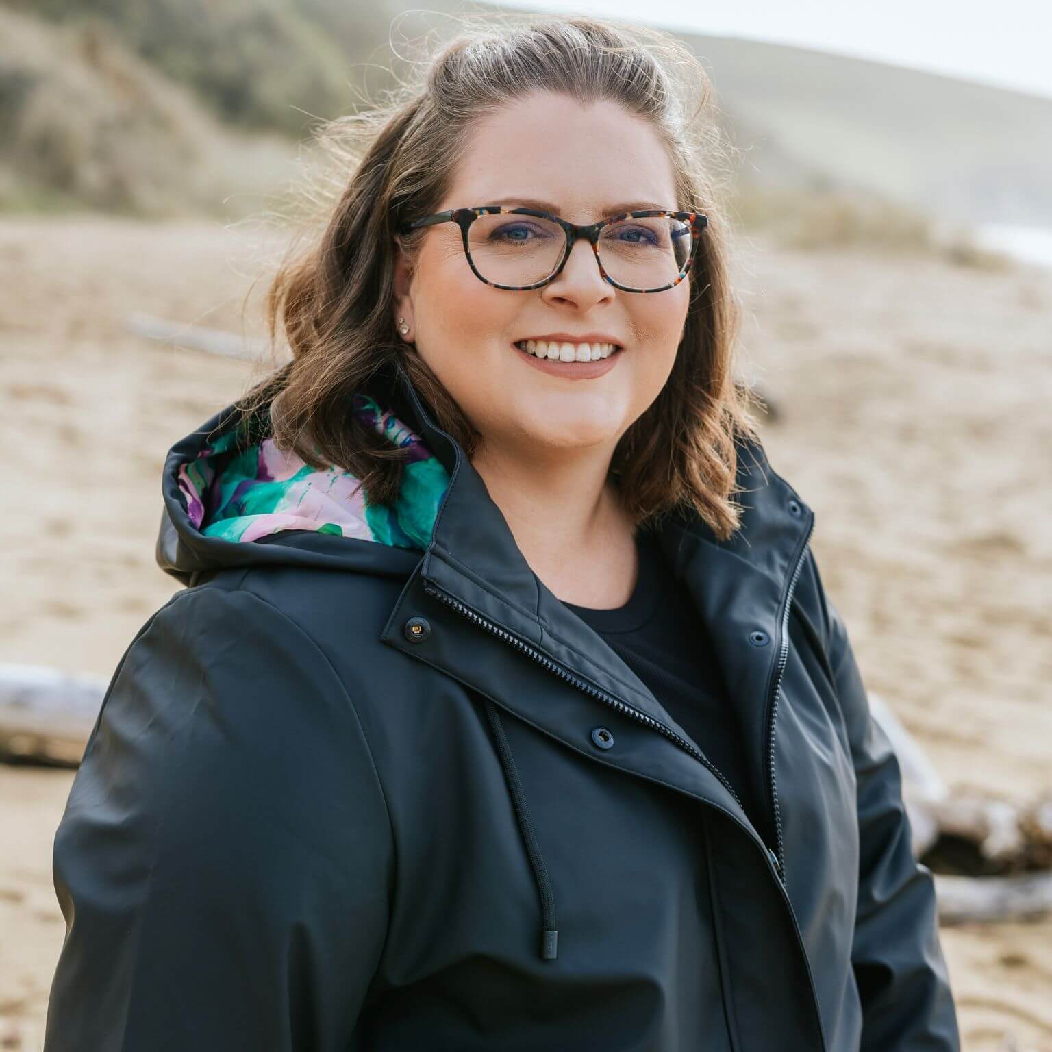 Billie Raincoat - Black/Evie Marble - Image 10