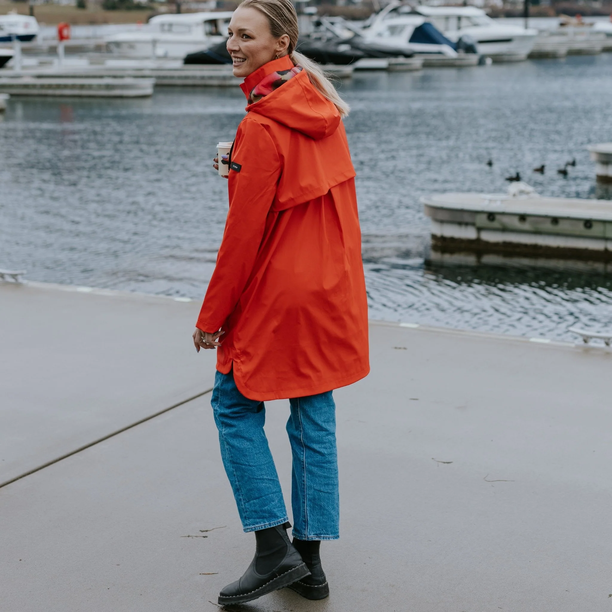Billie Raincoat - Cherry Tomato/Evie Alternative Animal - Image 7