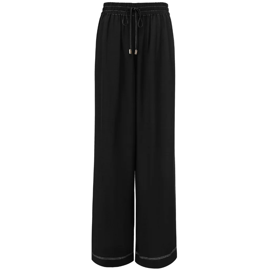 Bowie Women's Viscose Blend Pants - Black