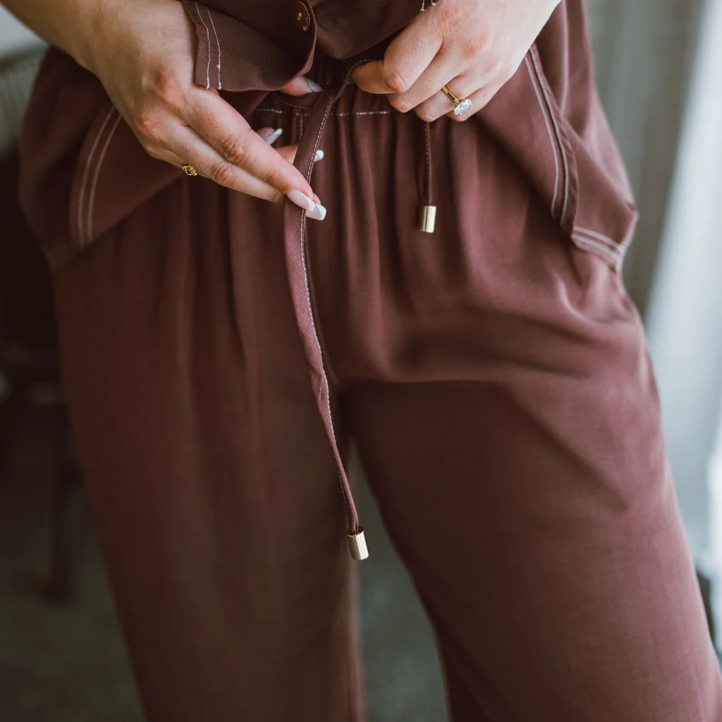 Bowie Women's Viscose Blend Pants - Cocoa - Image 6