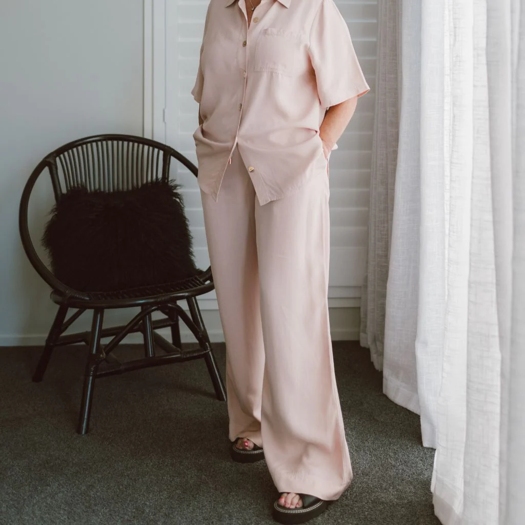 Bowie Women's Viscose Blend Pants - Dusty Rose - Image 2