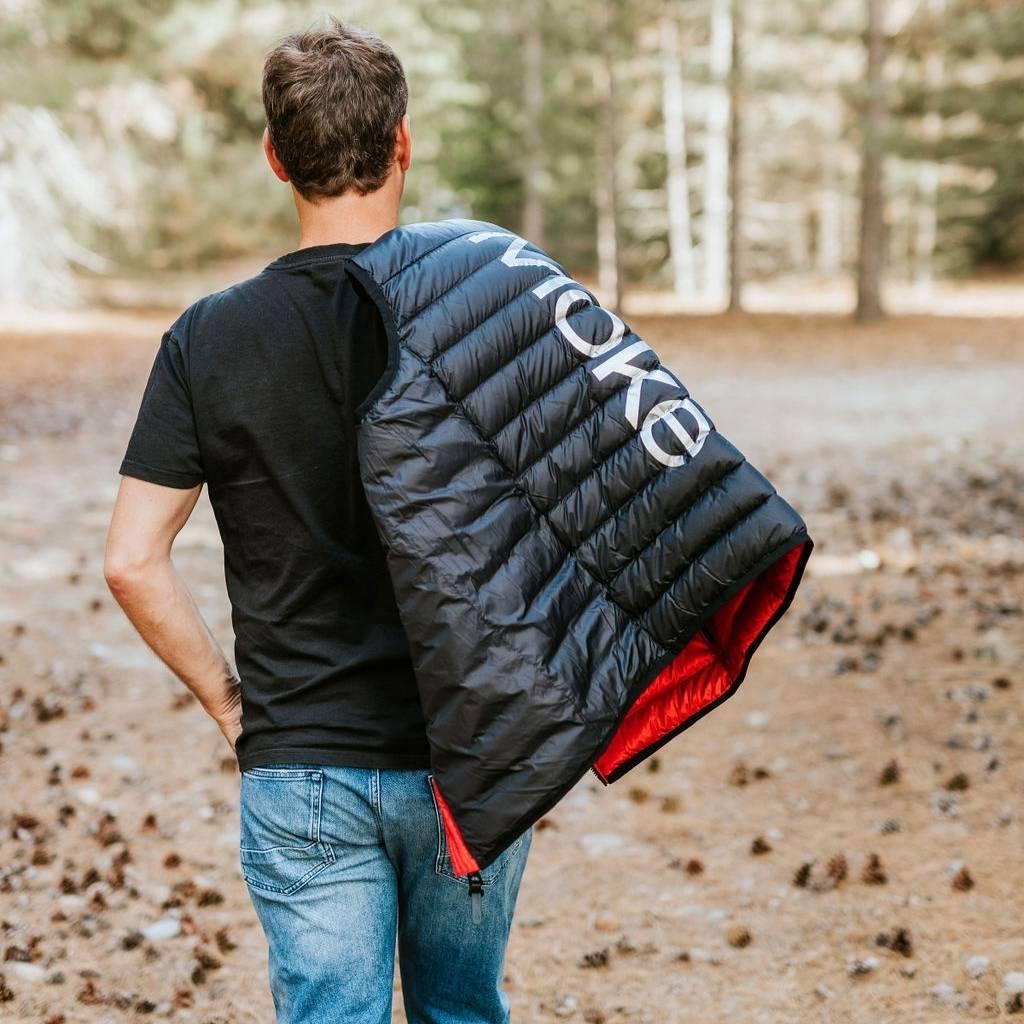 C.J Men's 90/10 Packable Down Vest - Red - Image 4