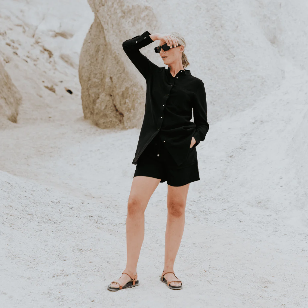 Casey Women's Viscose Shirt - Black - Image 4