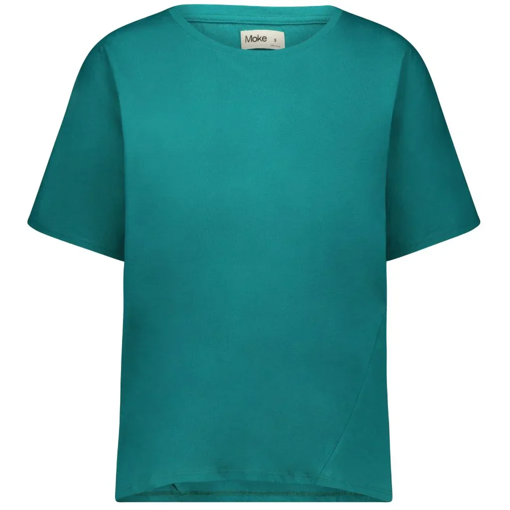 Charlotte Women's Cotton Tee - Dynasty Green