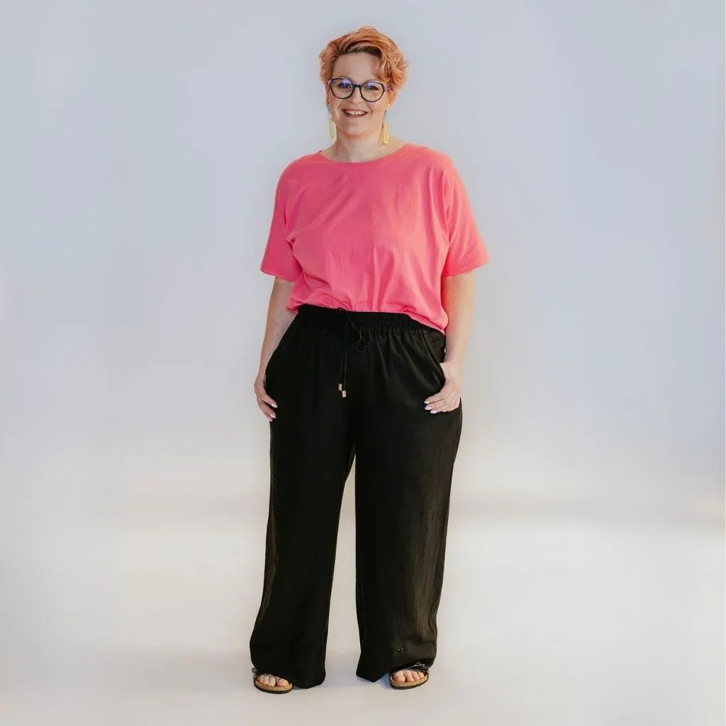 Charlotte Women's Cotton Tee - Hot Pink - Image 4