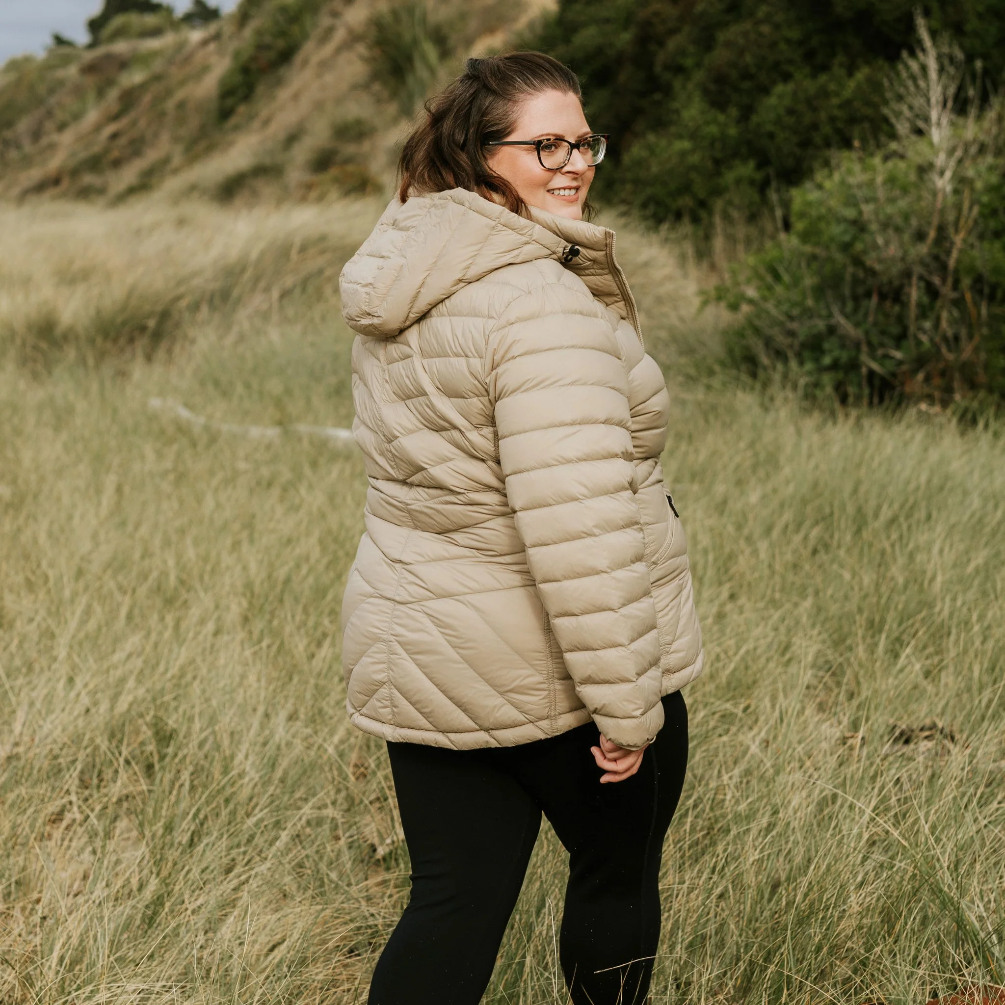 Cushla Packable Puffer Down Jacket - Palomino - Image 4