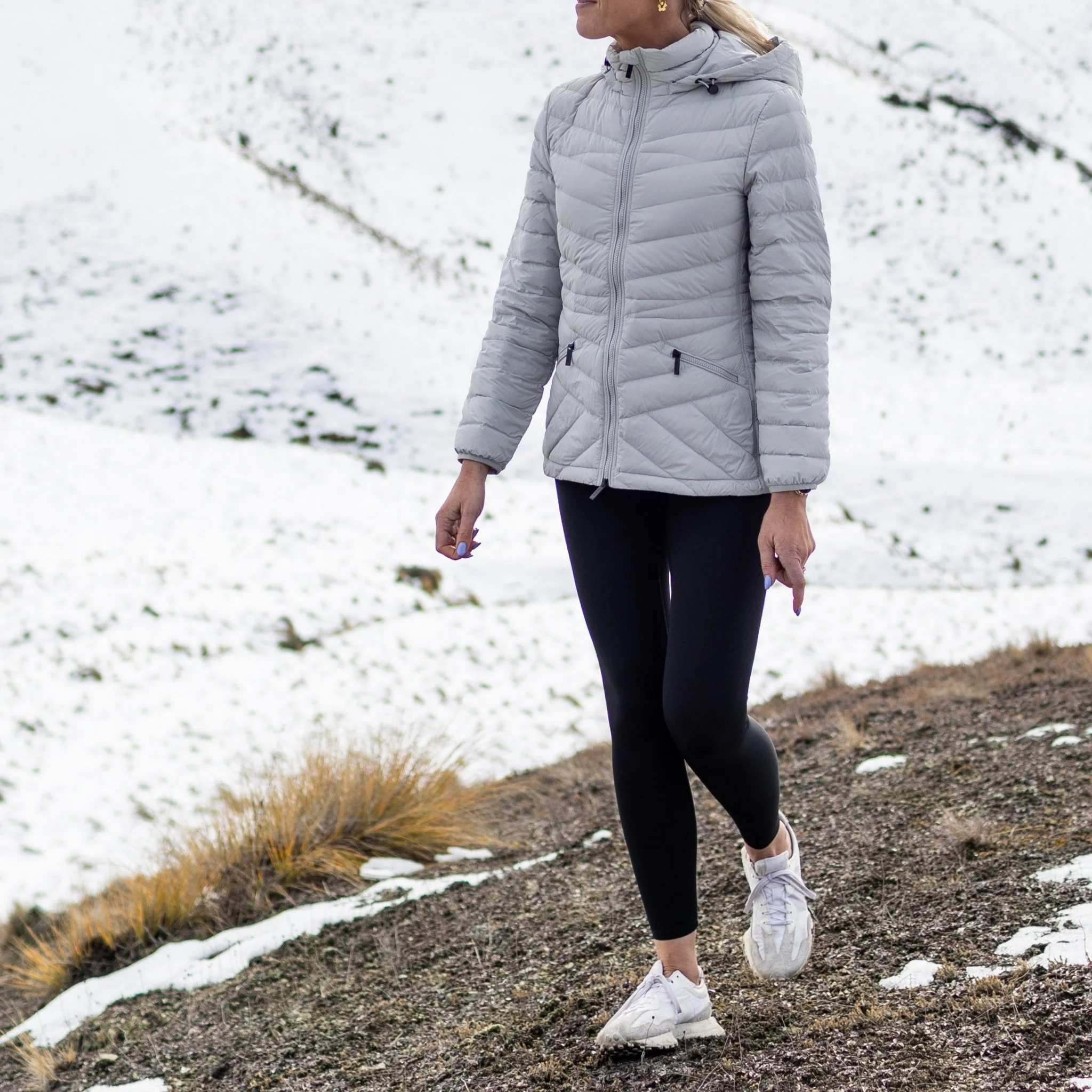 Cushla Packable Puffer Down Jacket - Silver - Image 6