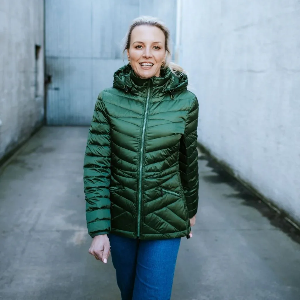 Cushla Women's 90/10 Packable Down Jacket - Cypress - Image 2
