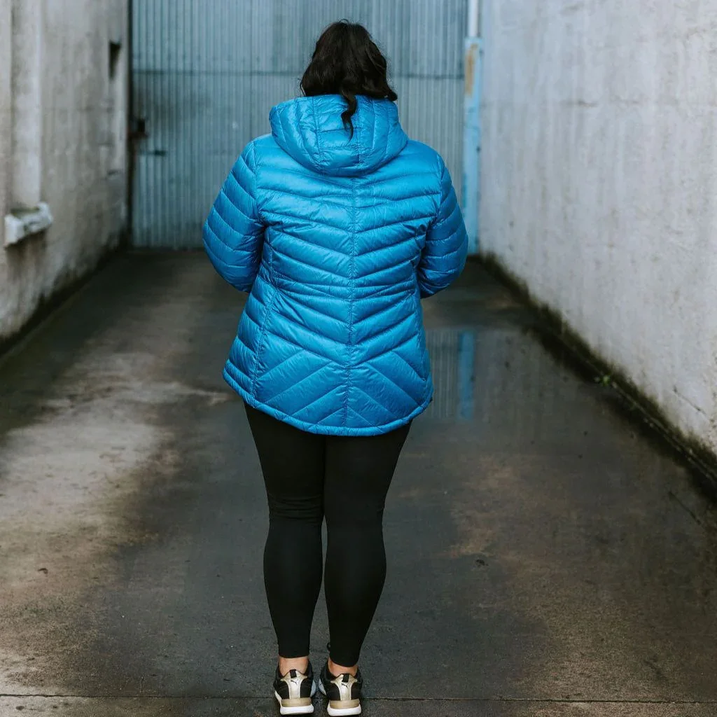 Cushla Women's 90/10 Packable Down Jacket - Imperial Blue - Image 8