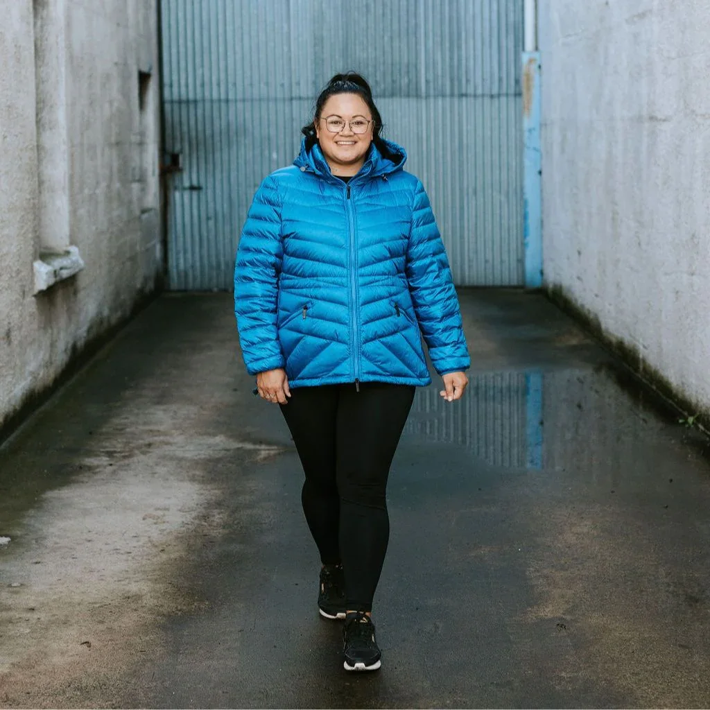 Cushla Women's 90/10 Packable Down Jacket - Imperial Blue - Image 9
