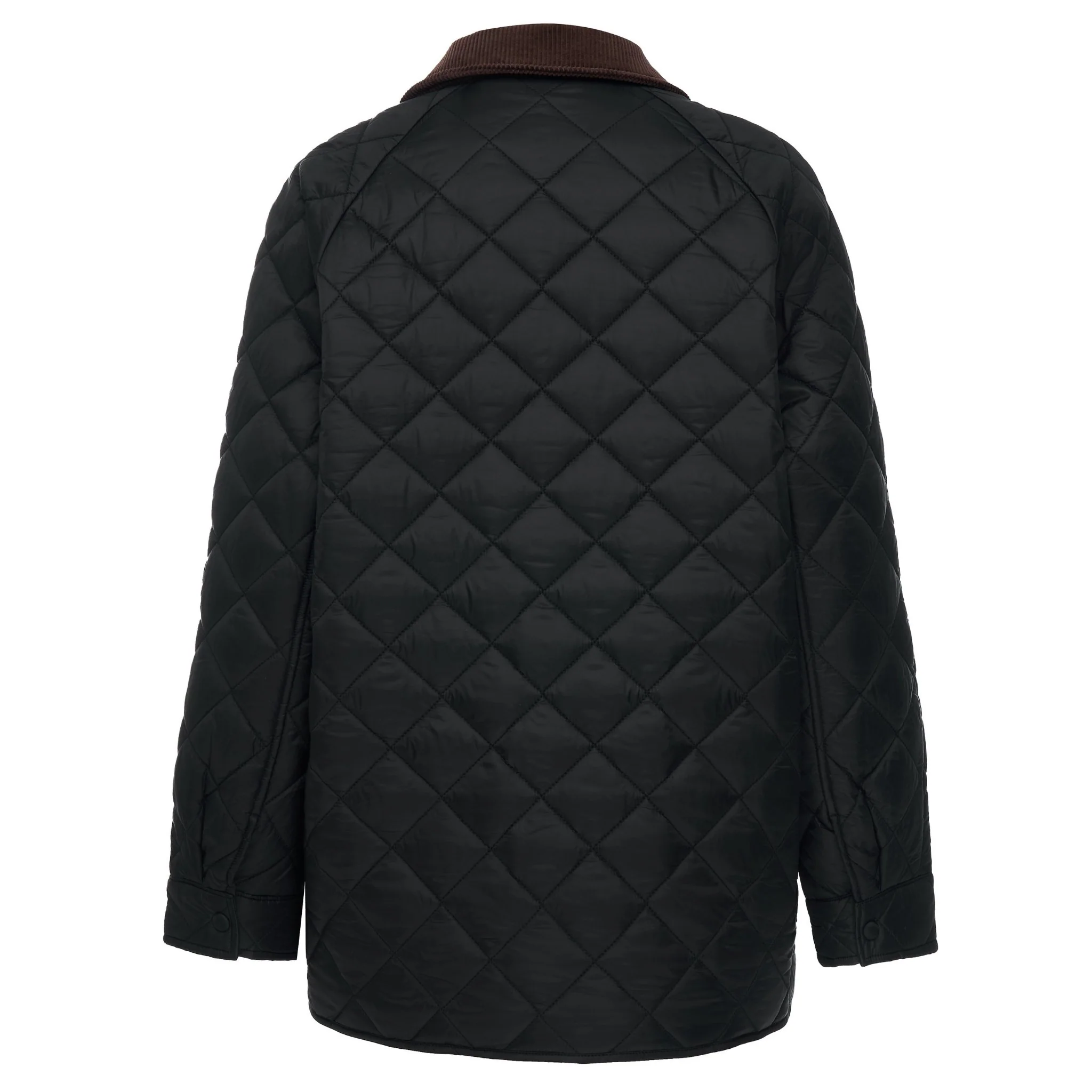 Daisy Quilted Jacket - Black - Image 3