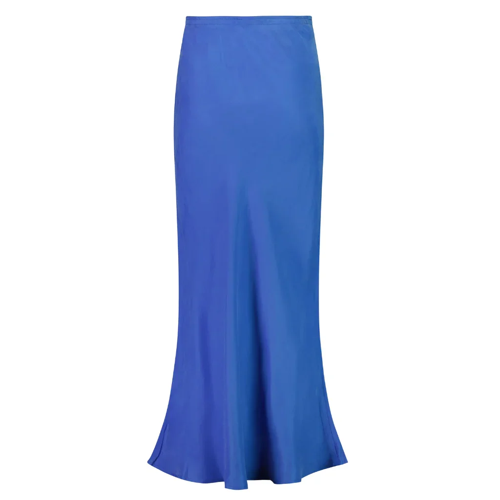 Darci Women's Cupro Skirt - Cornflower - Image 3