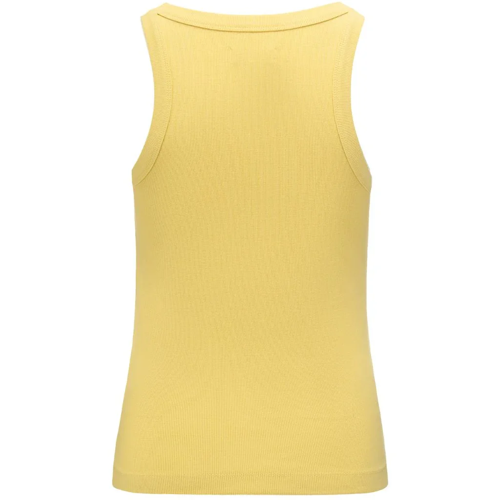 Ede Women's Cotton Rib Knit Tank | Lemongrass - Image 2