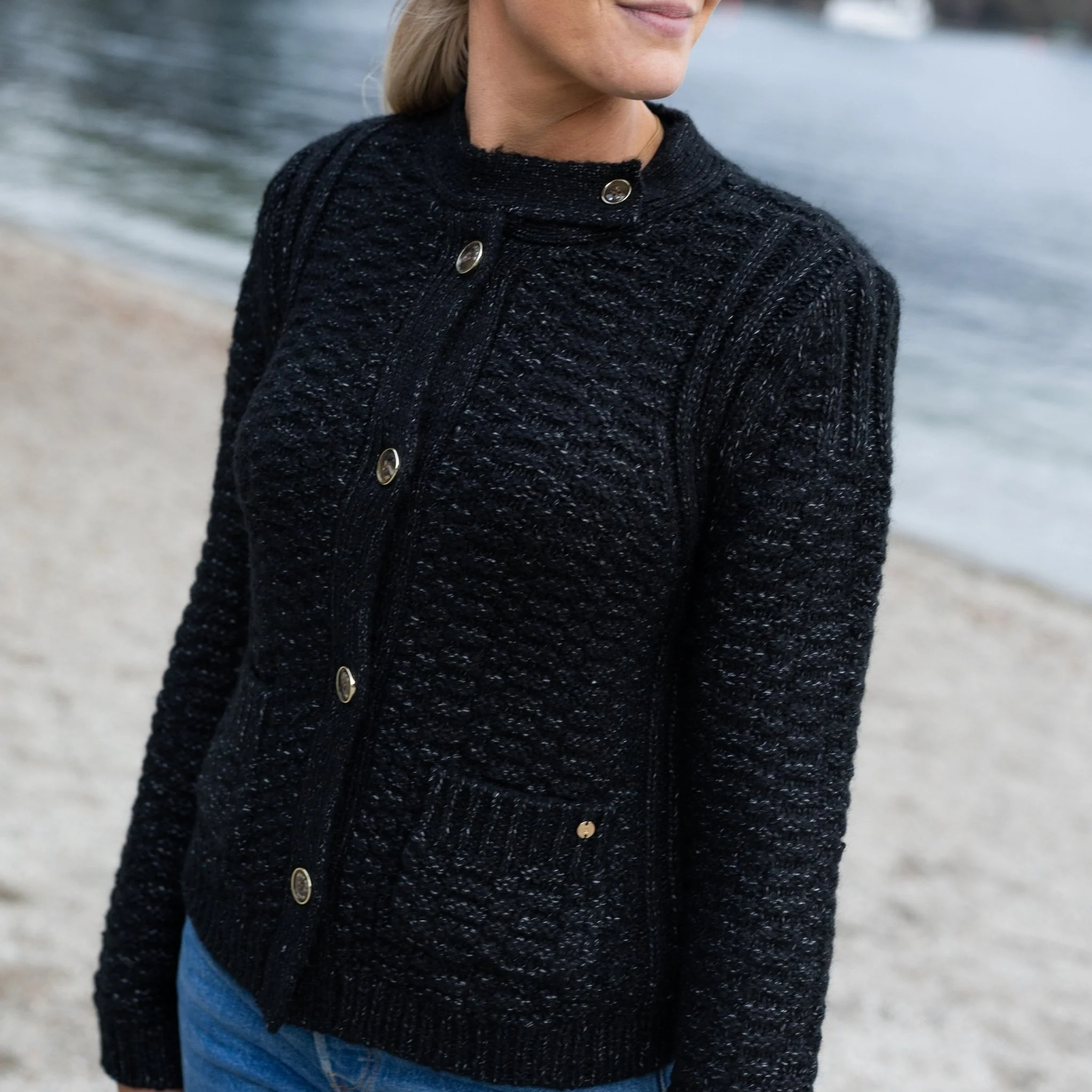 Elle Cardigan - Black - Image 4