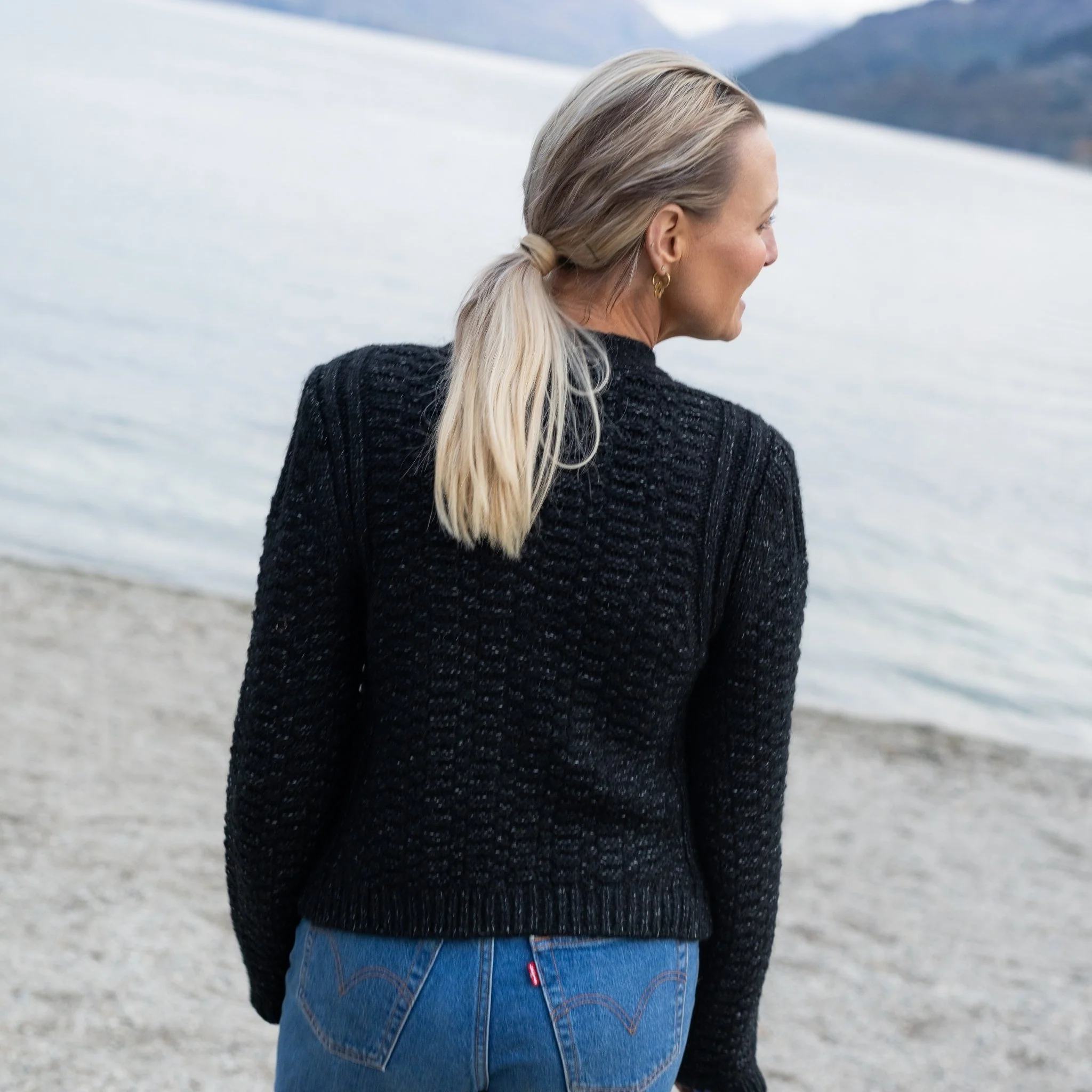 Elle Cardigan - Black - Image 5