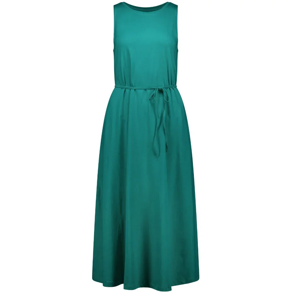 Gussie Women's Cotton Tank Dress - Dynasty Green