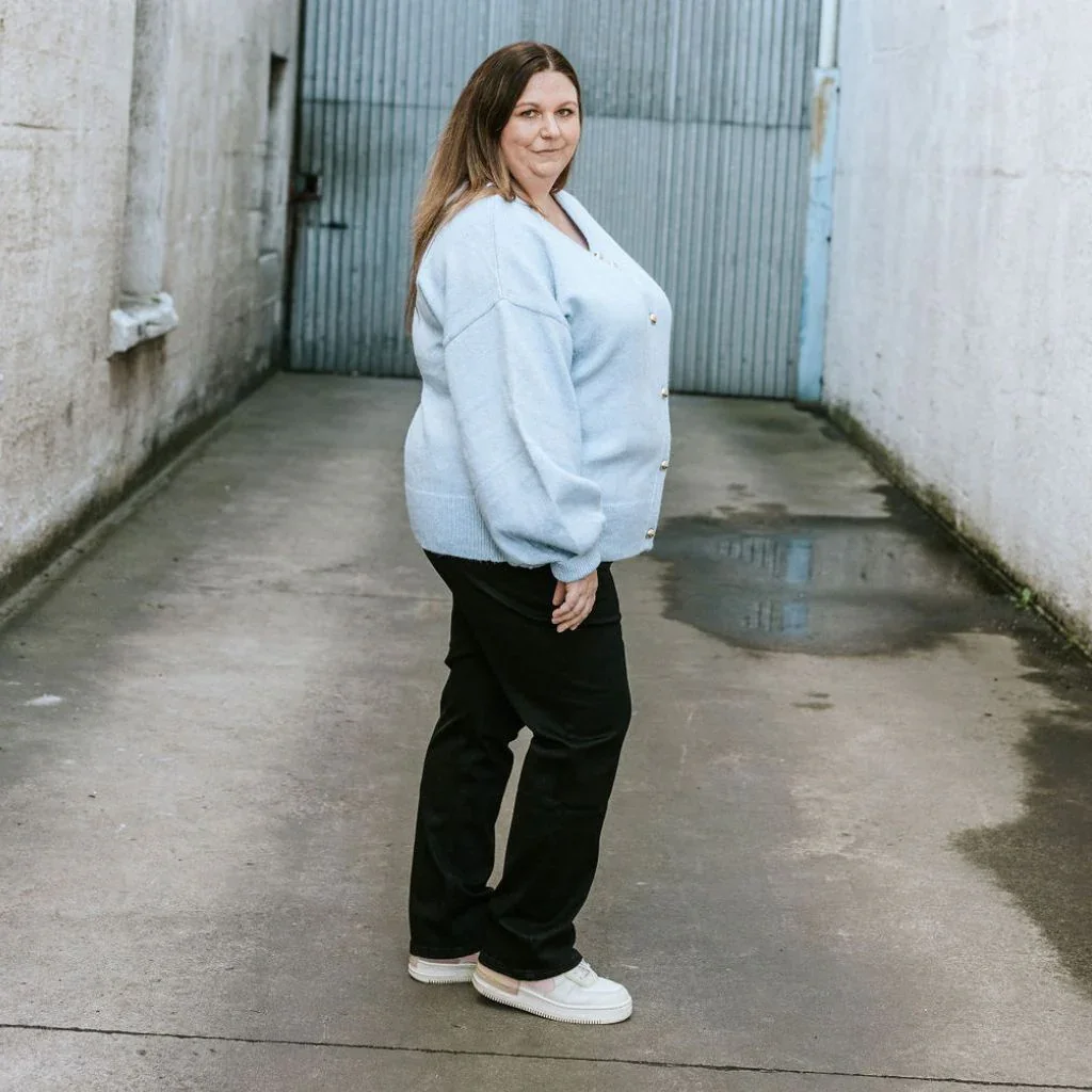 Hilary Women's Cardigan - Glacier Blue - Image 3