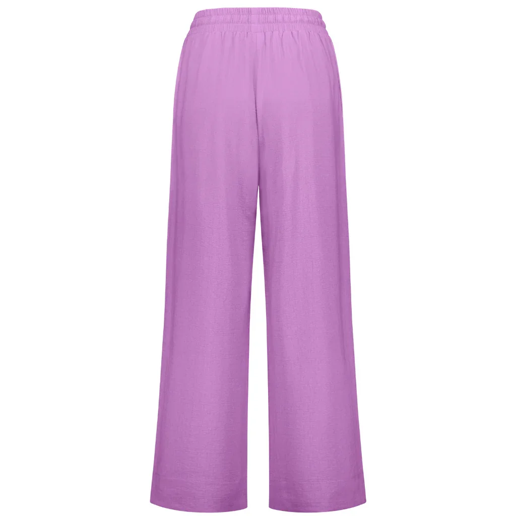 Indiana Women's Wide Leg Pants - Fondant Pink - Image 4