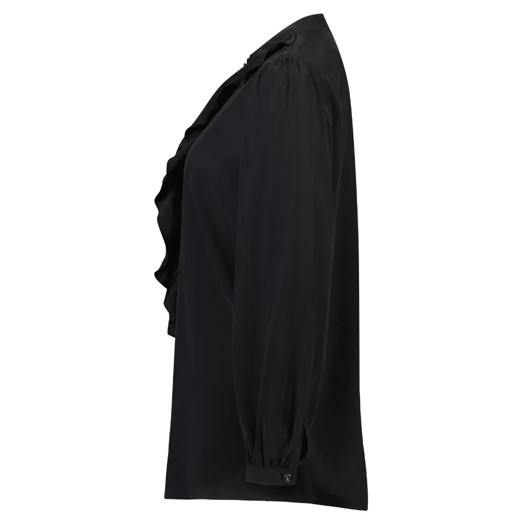 Jade Women's Cupro Blouse - Black - Image 4