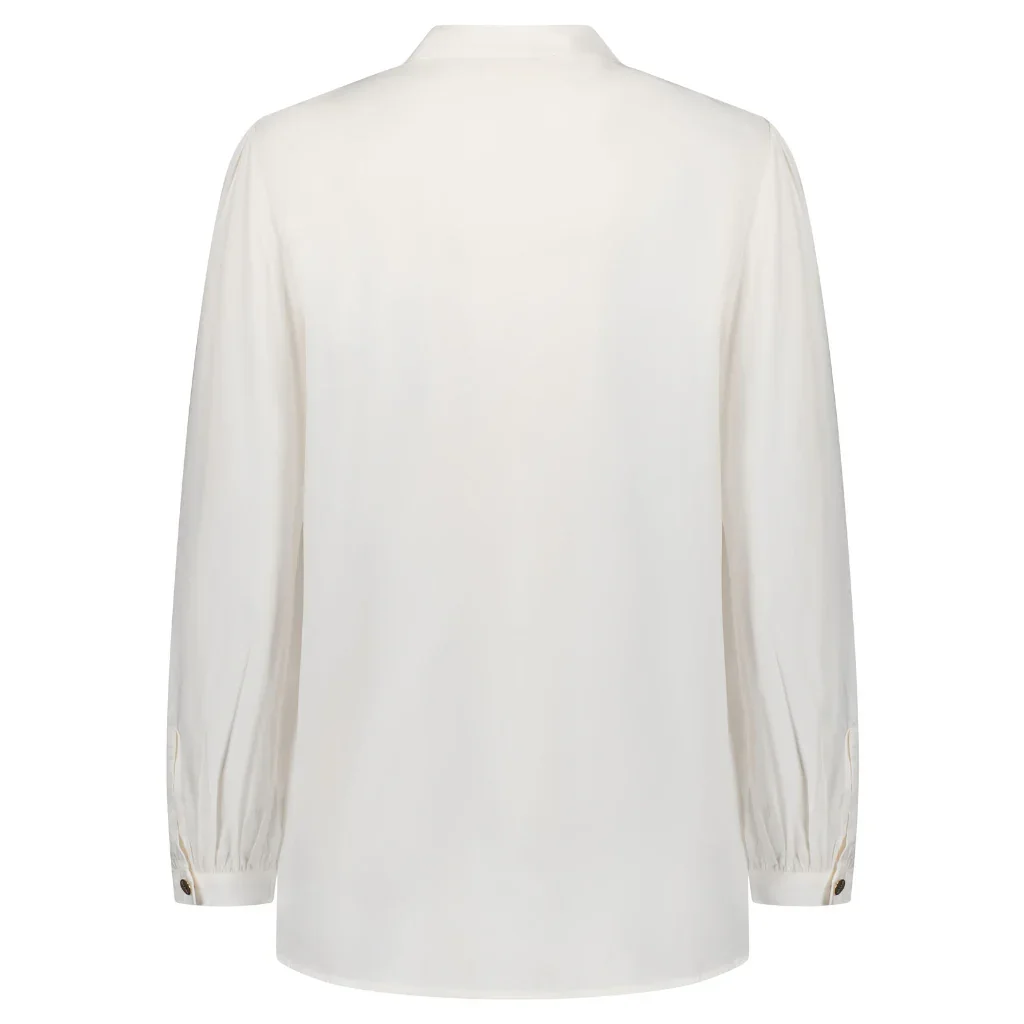 Jade Women's Cupro Blouse - Coconut Milk - Image 4