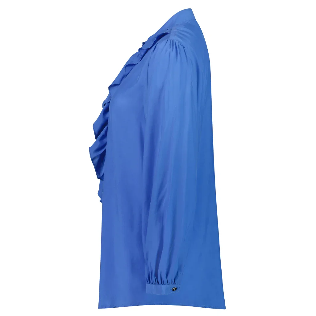 Jade Women's Cupro Blouse - Cornflower - Image 3