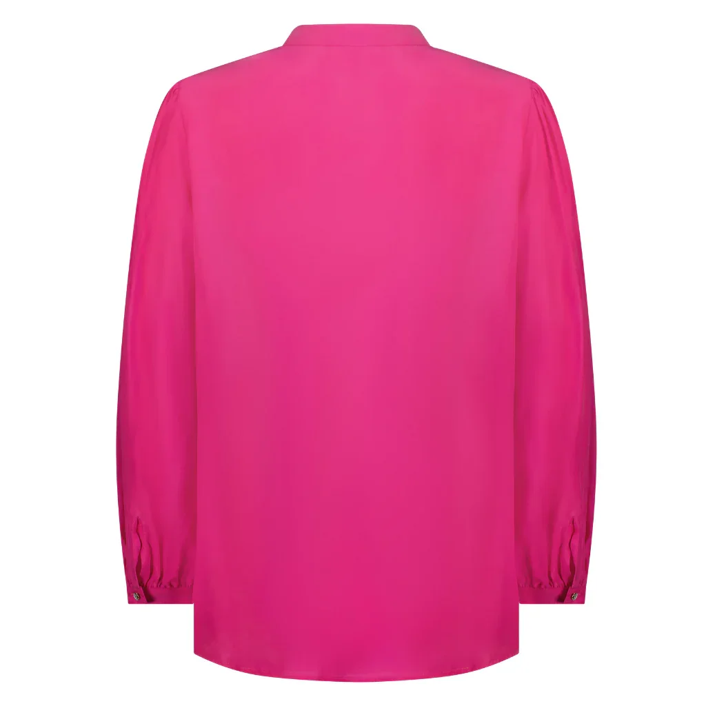 Jade Women's Cupro Blouse - Flamingo - Image 3