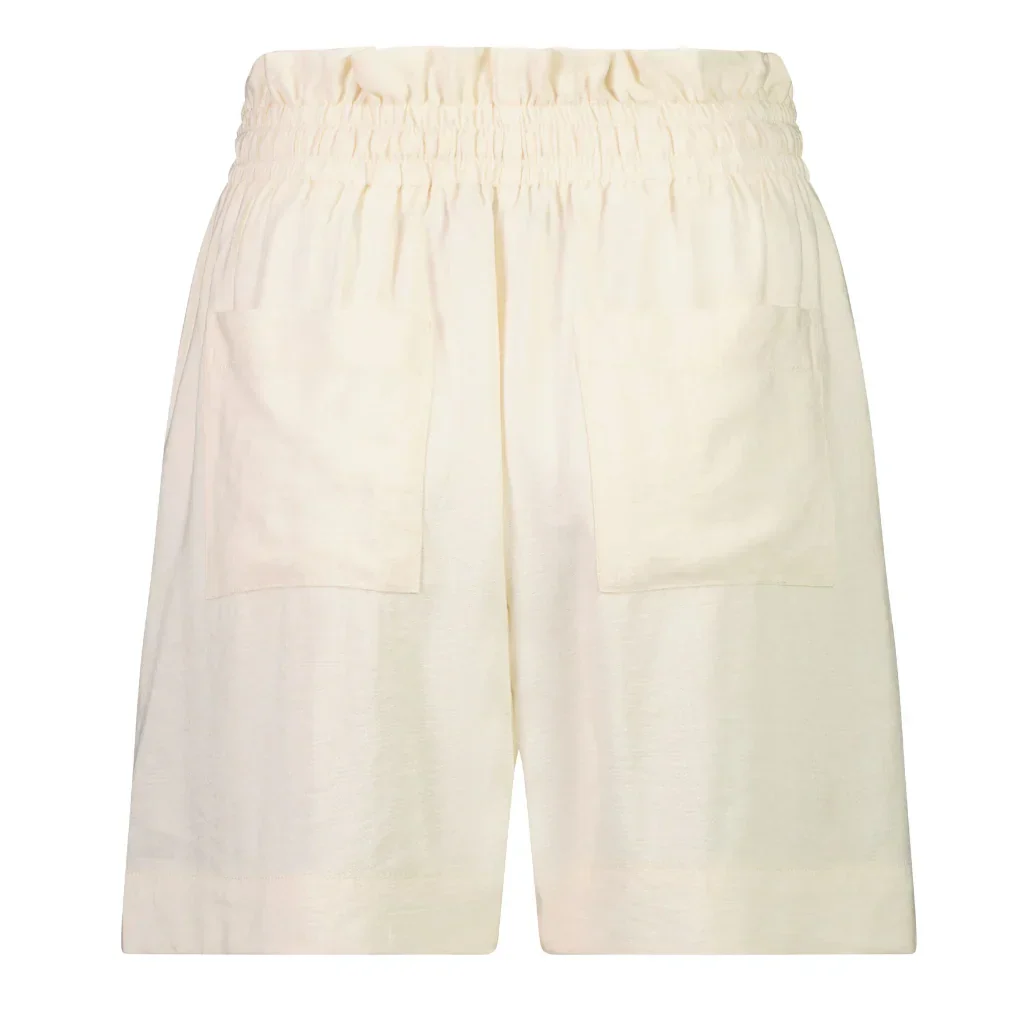 Jenna Women's Paperbag Shorts - Coconut Milk - Image 3