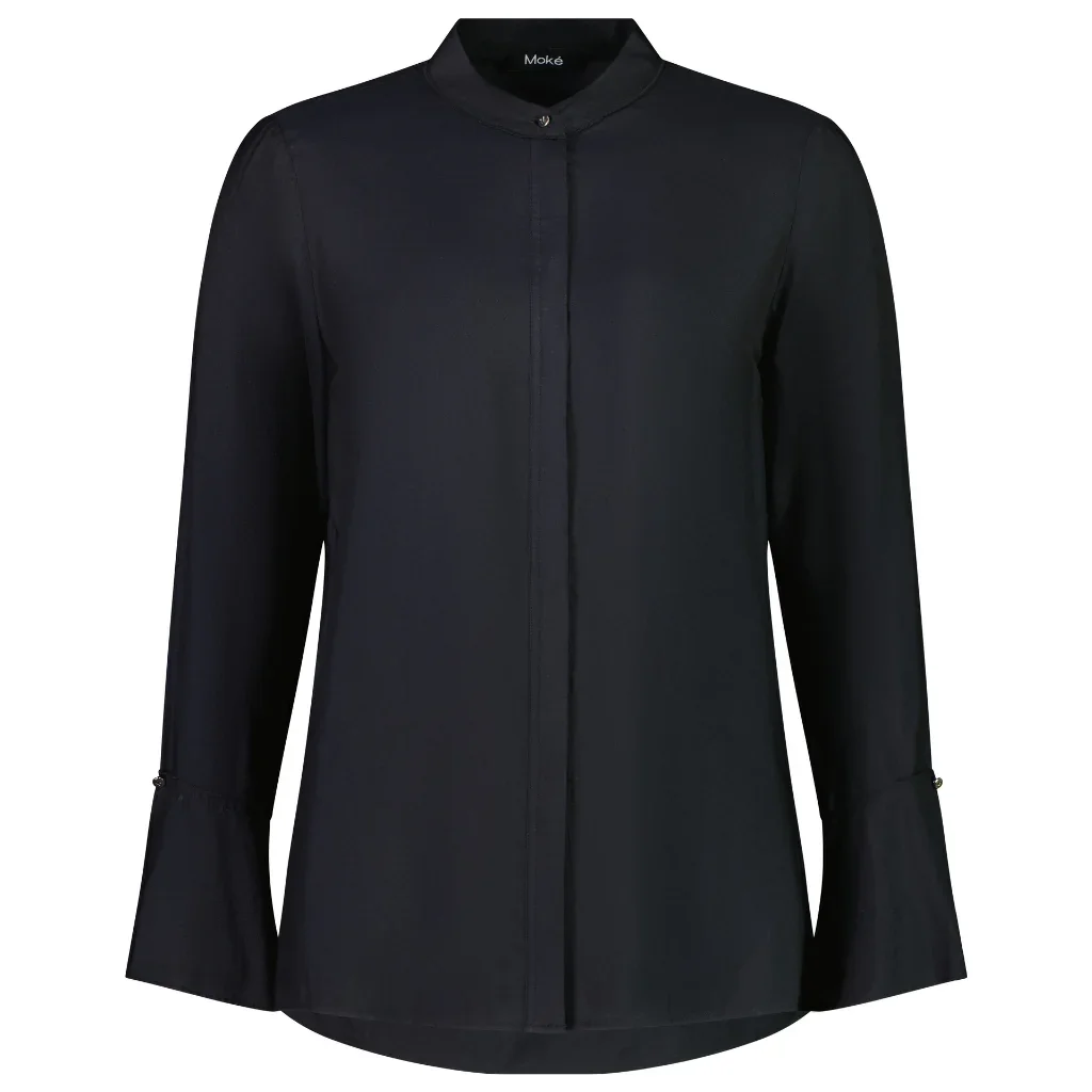 Joleen Women's Cupro Blouse - Black