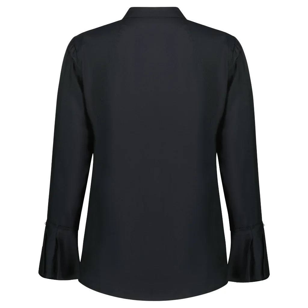 Joleen Women's Cupro Blouse - Black - Image 3