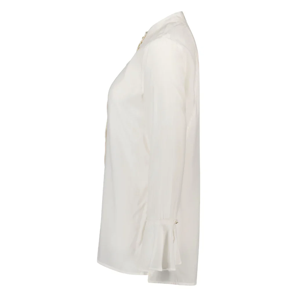 Joleen Women's Cupro Blouse - Coconut Milk - Image 3