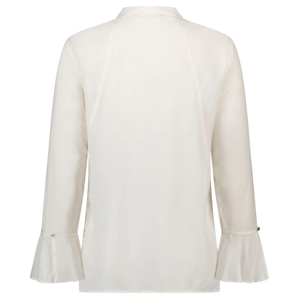 Joleen Women's Cupro Blouse - Coconut Milk - Image 4