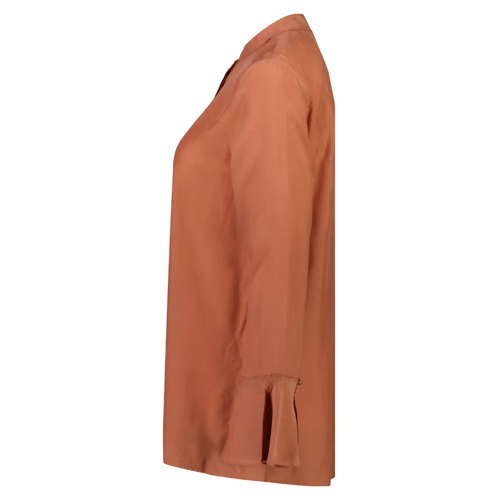 Joleen Women's Cupro Blouse - Desert - Image 3