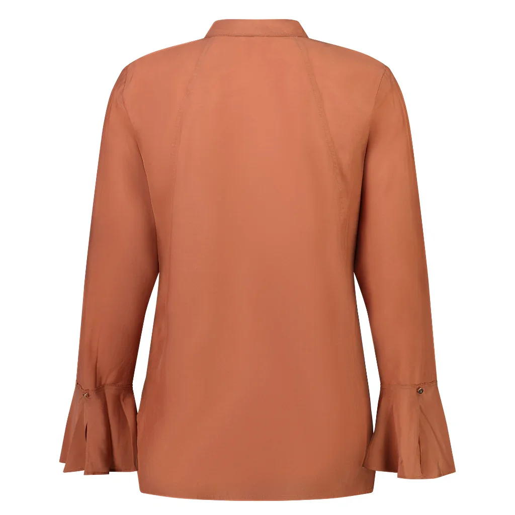 Joleen Women's Cupro Blouse - Desert - Image 4