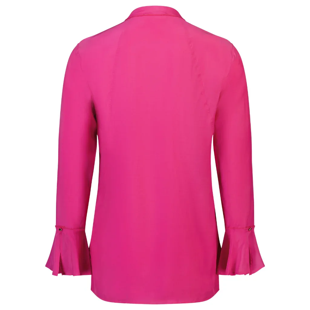 Joleen Women's Cupro Blouse - Flamingo - Image 3