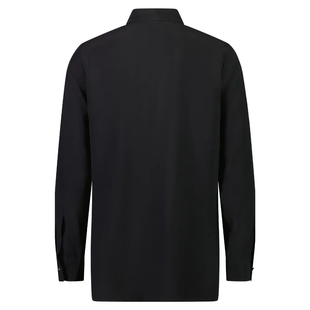 Katie Women's Cupro Blouse - Black - Image 4