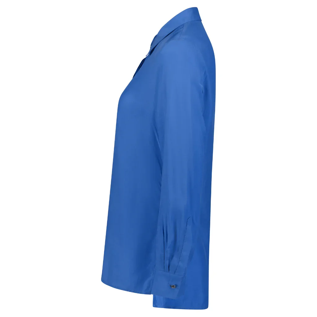 Katie Women's Cupro Blouse - Cornflower - Image 4