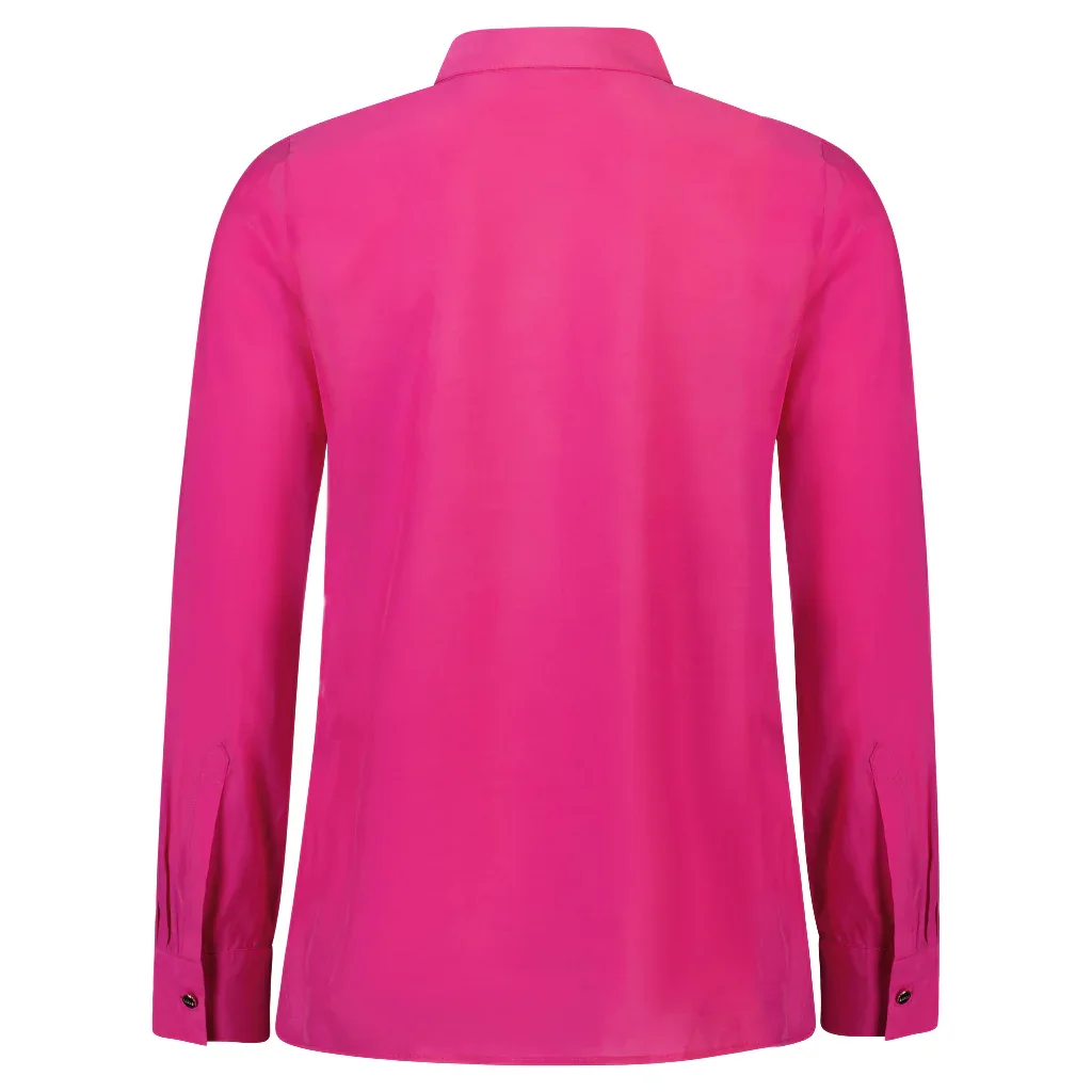 Katie Women's Cupro Blouse - Flamingo - Image 4