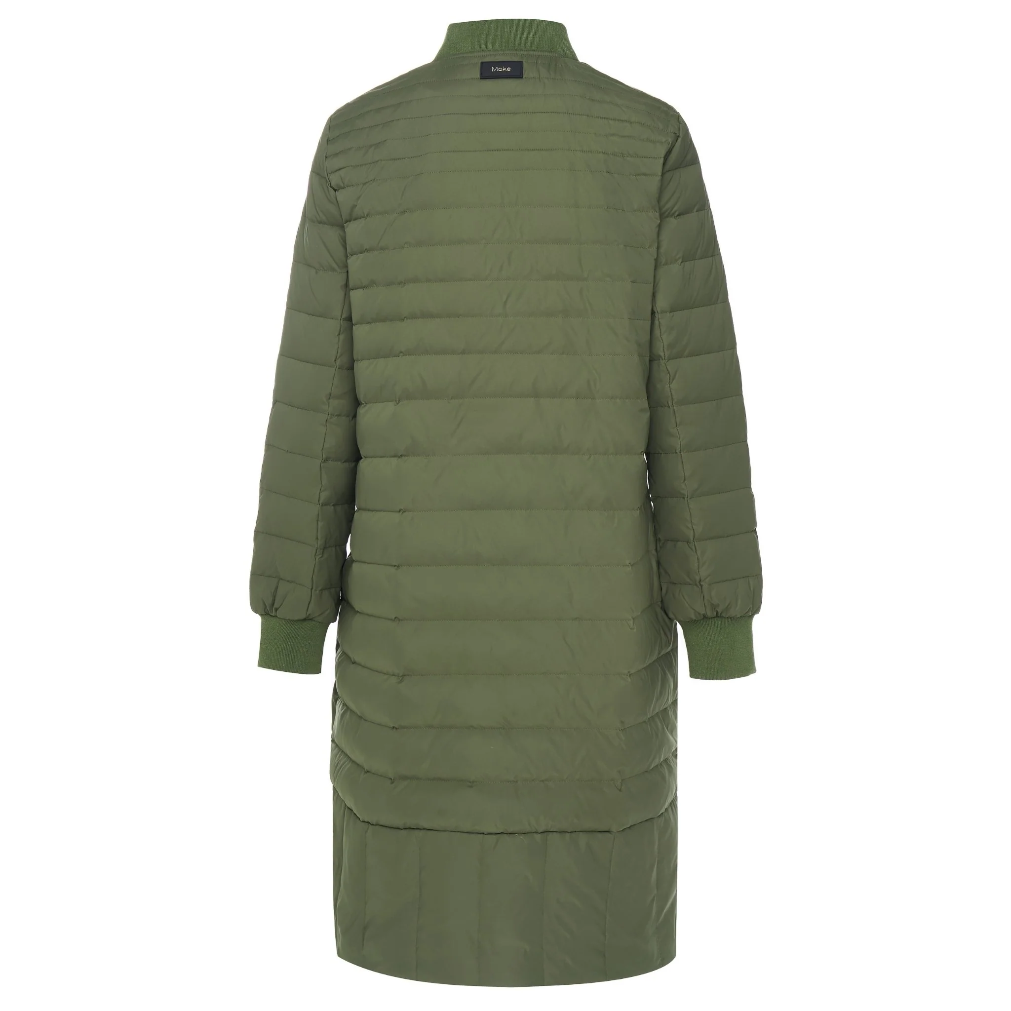 Kaz Puffer Down Coat - Olive Green - Image 3