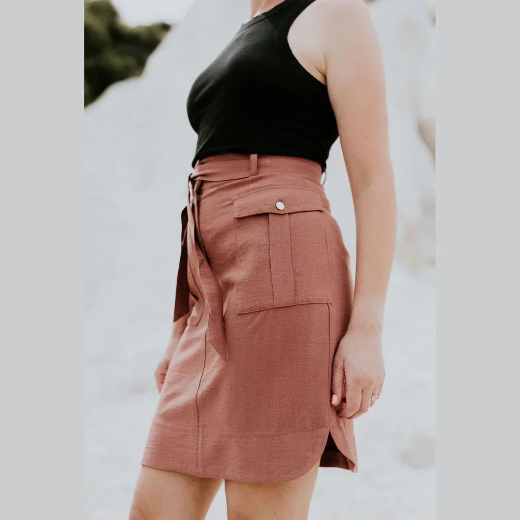 Lanii Women's Mid Length Skirt - Desert - Image 4