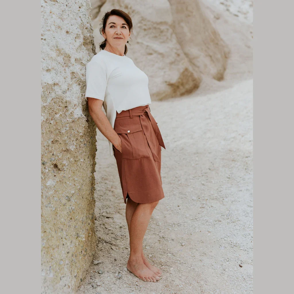 Lanii Women's Mid Length Skirt - Desert - Image 5