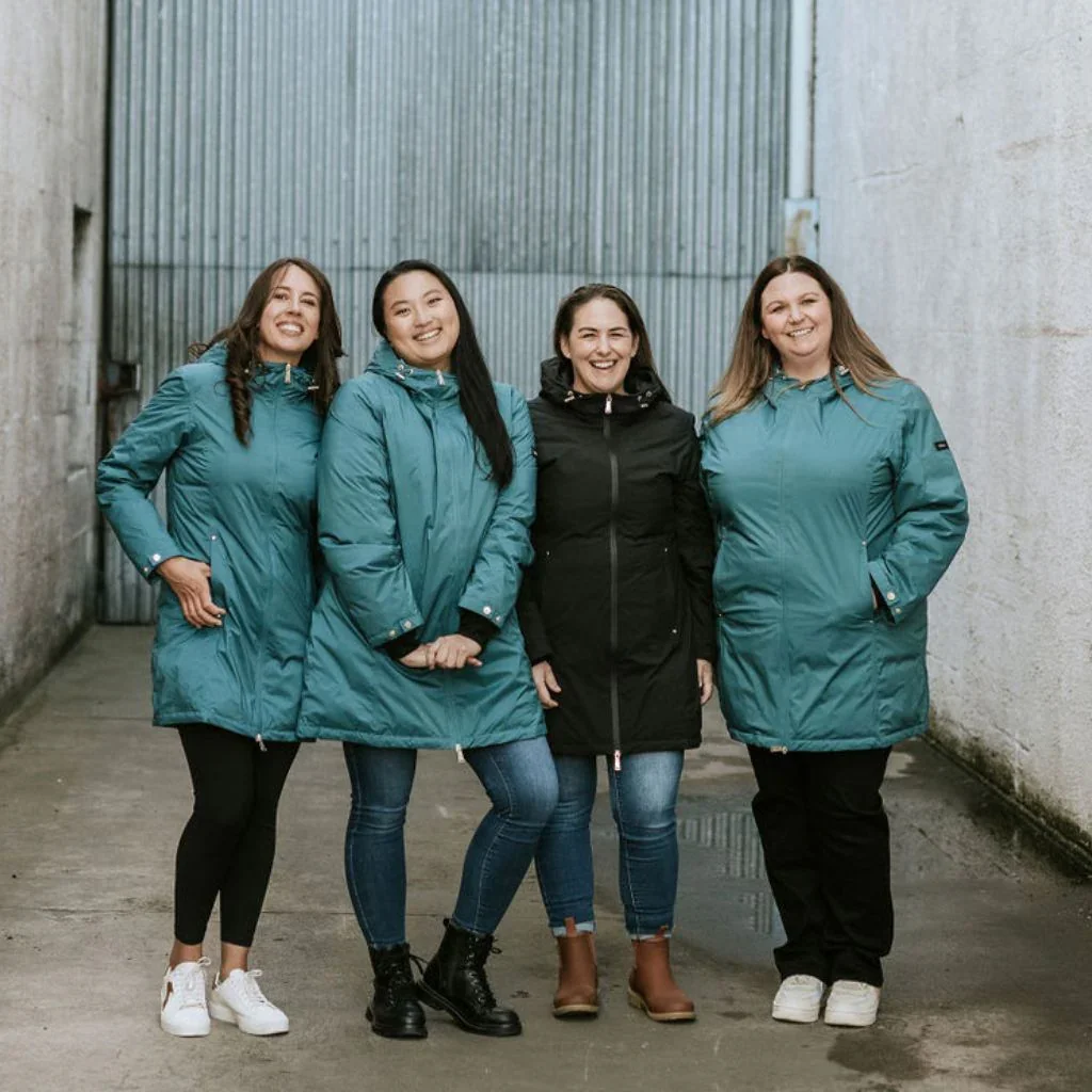 Leila Women's Waterproof Down Coat - Teal - Image 5