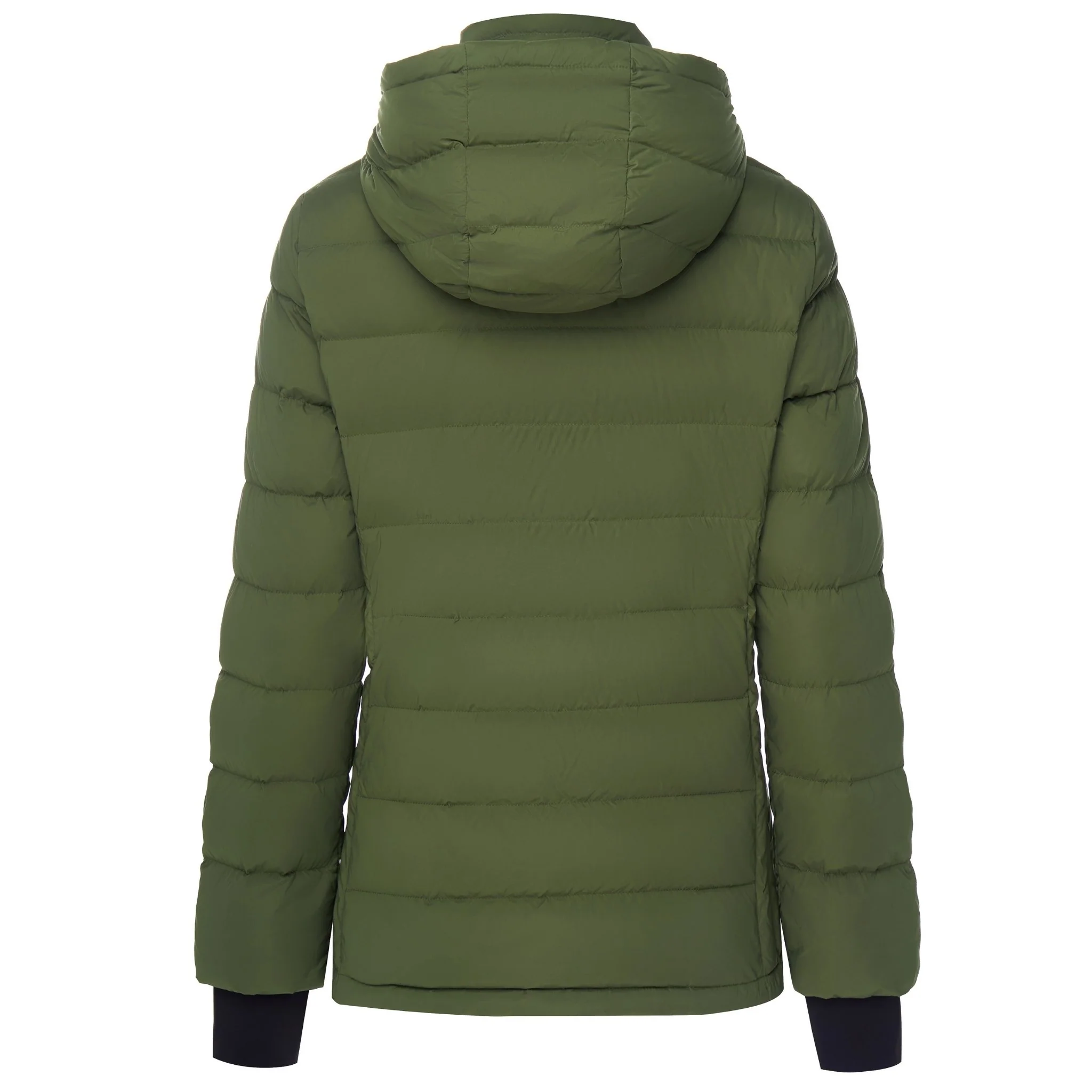 Lucy Packable Puffer Down Jacket - Olive Green - Image 3