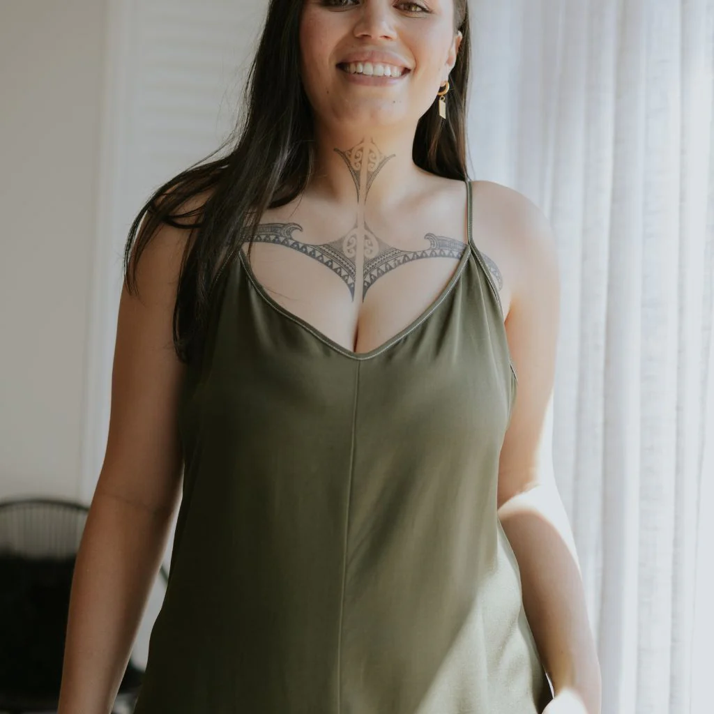 Lydia Women's Viscose Blend Slip Dress - Bonsai Green - Image 3