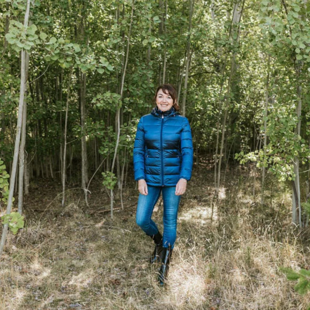 Lynn Women's 90/10 Packable Down Jacket - Moonlight - Image 3